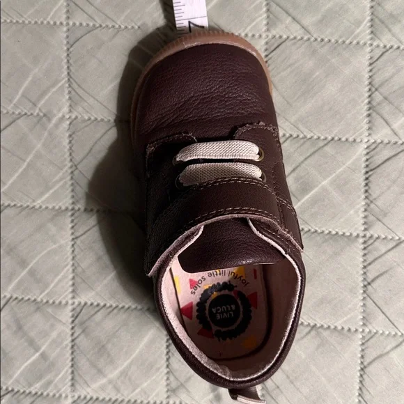 Livie & Luca Baby Shoes Brown Hook & Loop Fasten Cushioned Collar size 23/US7 - Picture 12 of 13